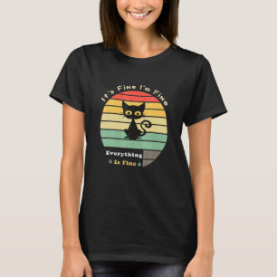 Es ist gut, ich bin gut alles ist gut Retro schwar T-Shirt
