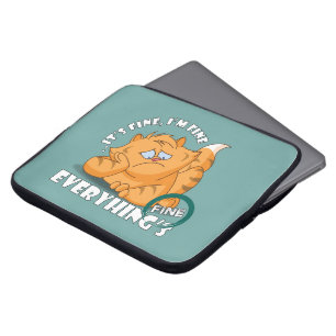 Es ist gut, ich bin in Ordnung. Alles ist in Ordnu Laptopschutzhülle