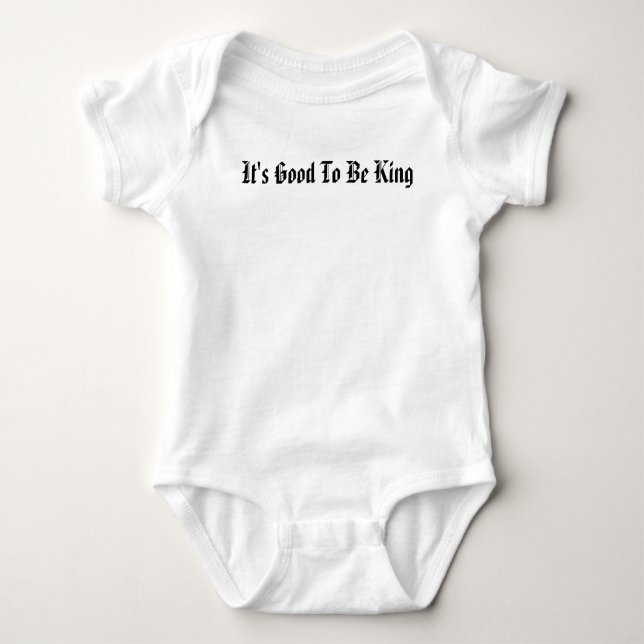 Es ist gut, König zu sein Baby Strampler (Vorderseite)