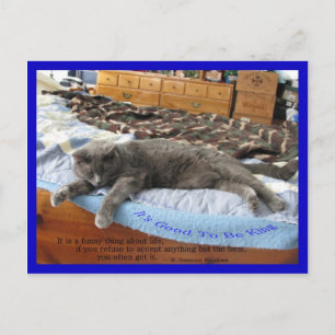 Es ist gut, König zu sein Postkarte