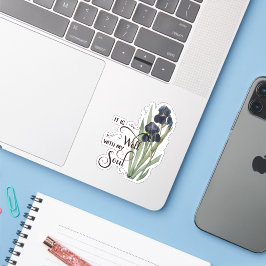 Es ist gut lila Iriskleber Aufkleber