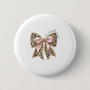 Es ist gut mit meinem Soul Christliche Leopardende Button