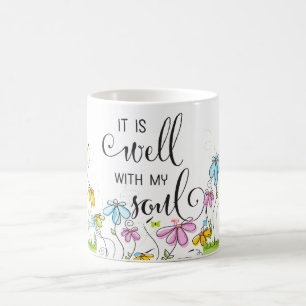 Es ist gut mit meinem Soul Christlichen Blume Tass Kaffeetasse