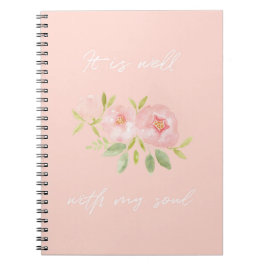Es ist gut mit meinem Soul Floral Journal Notizblock