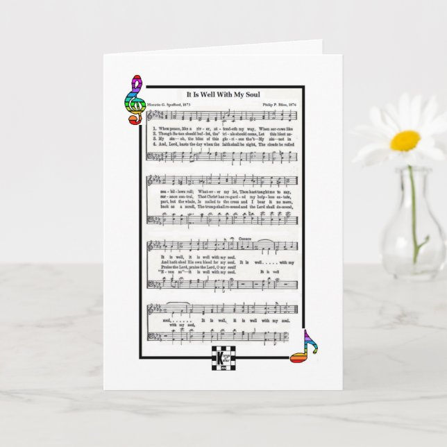Es ist gut mit meinem Soul Grußkarte Karte (Kleine Pflanze)