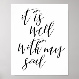 Es ist gut mit meinem Soul-Poster Poster