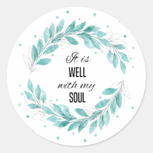 Es ist gut mit meinem Soul Runder Aufkleber