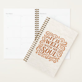 Es ist gut mit meinem Soul Typografie Planer