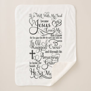 Es ist gut mit meinem Soul, weil Jesus mich Sherpadecke