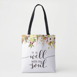 Es ist gut mit meiner Soul-BlumenTaschen-Tasche