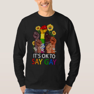 Es ist gut, schwulenhaltiges Sonnenblumen Lesbisch T-Shirt