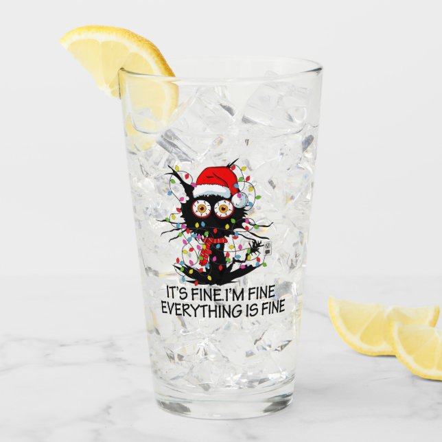 Es ist gut! Trinkglas Glas (Vorderseite Ice)