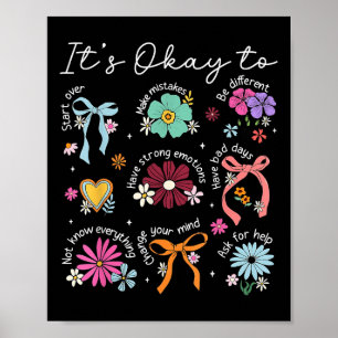 Es ist gut, über Coquette florale Mentalheilung zu Poster