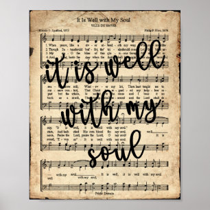 Es ist gut Vintage-Hymne Poster
