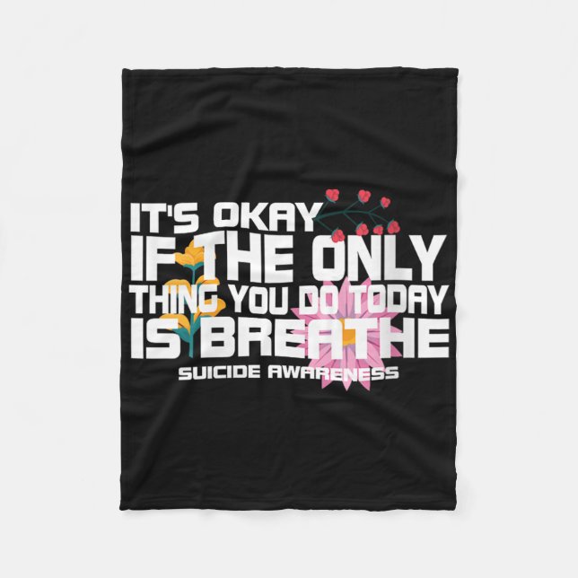 Es ist gut, wenn das einzige, was Sie heute tun, d Fleecedecke (Vorderseite)