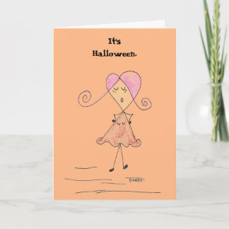 Es ist Halloween. Das bekomme ich ständig. Karte