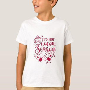 Es ist heiße Schokoladen-Saison Kakao Weihnachten T-Shirt