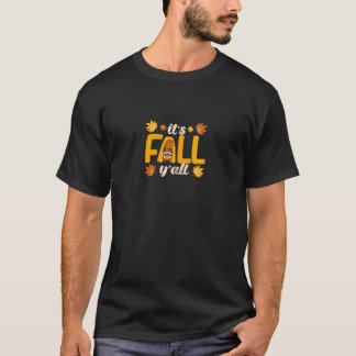 Es ist Herbst, Gnom Kürbis Halloween Erntedankfest T-Shirt