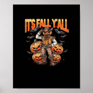 Es ist Herbst, ihr alle Kürbisse Vintage Klassiker Poster