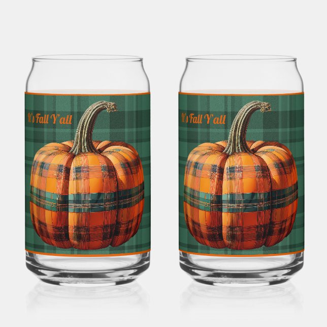 Es ist Herbst Ihr Soda Glas (Vorderseite)