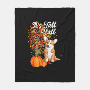 Es ist Herbst, Leute, Blattbaum Hallo Herbst Vinta Fleecedecke