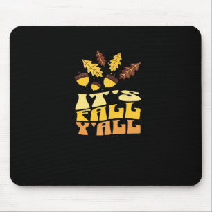 Es ist Herbst, Leute, Blätter Klassischer Vintage- Mousepad