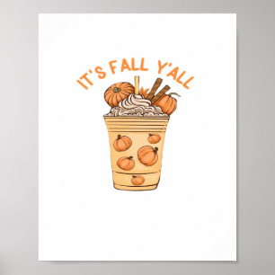 Es ist Herbst, Leute, cooles Retro Poster