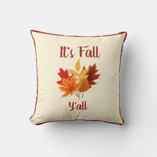 Es ist Herbst, Leute - Farmhouse Herbstlaub Kissen