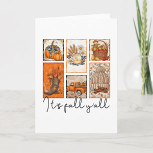 Es ist Herbst, Leute, Herbst-Pumpkin-Saison Hallow Karte