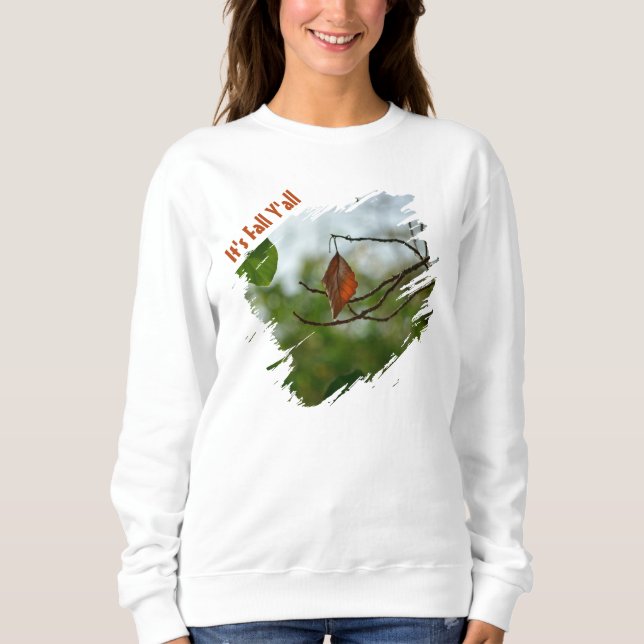 Es ist Herbst, Leute, Herbstblatt Sweatshirt (Vorderseite)