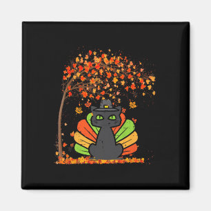 Es ist Herbst, Leute, Katze, Blatt, Herbstbaum, Ha Magnet
