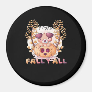Es ist Herbst, Leute, Kürbis Halloween Katze Herbs Magnet