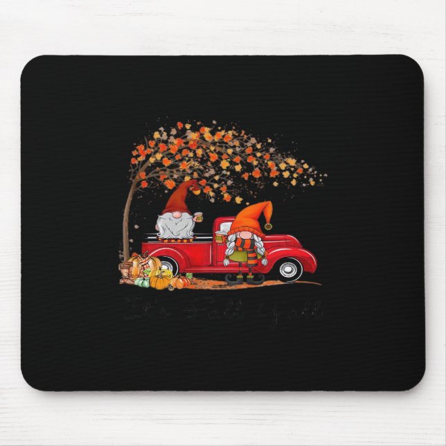 Es ist Herbst, Leute, Kürbis Halloween Mousepad (Vorne)