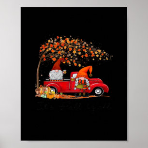 Es ist Herbst, Leute, Kürbis Halloween Poster