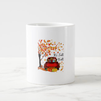 Es ist Herbst Leute Kürbis Leopard Herbstsaison He Jumbo-Tasse