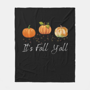 Es ist Herbst Leute Lustige Anführungszeichen Fleecedecke