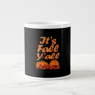 Es ist Herbst, Leute Lustiges Zitat-Design Jumbo-Tasse