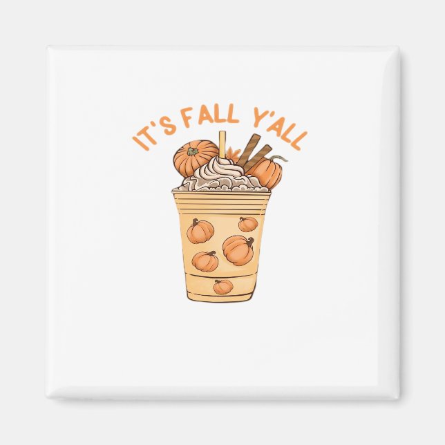 Es ist Herbst, Leute, Retro-Stil Magnet (Vorne)
