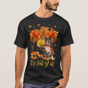 Es ist Herbst, Leute Staffordshire Bull Terrier Hu T-Shirt