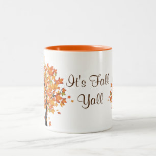 Es ist Herbst-Tasse Zweifarbige Tasse