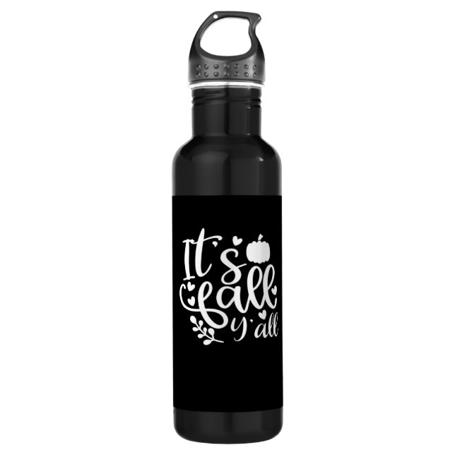 Es ist Herbst! Trendy Graphic Edelstahlflasche (Vorderseite)