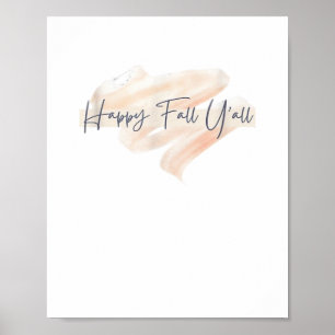 Es ist Herbst Y’all Beagle Niedlicher Hund Lover F Poster