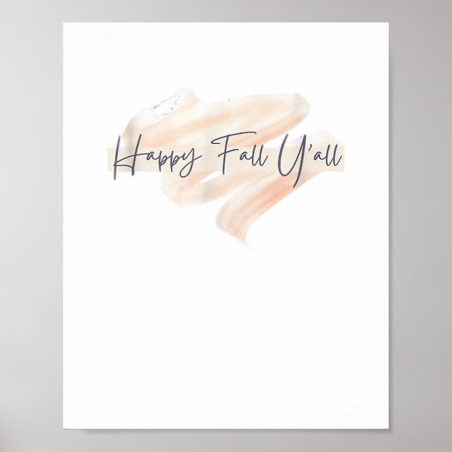 Es ist Herbst Y’all Beagle Niedlicher Hund Lover F Poster (Vorne)