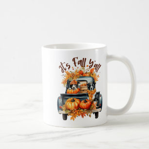 Es ist Herbst Y’all Border Collie Pumpkins Autum Kaffeetasse