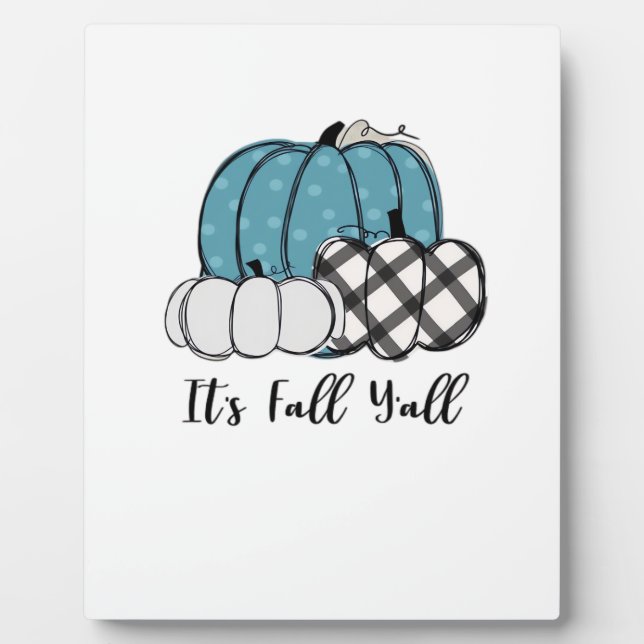 Es ist Herbst Y’all Cool einzigartig Fotoplatte (Vorderseite)