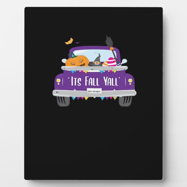 Es ist Herbst Y’all Cool einzigartig Fotoplatte (Vorderseite)