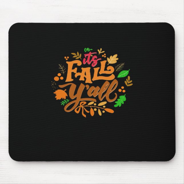 Es ist Herbst Y’all Essential Retro Classic Mousepad (Vorne)