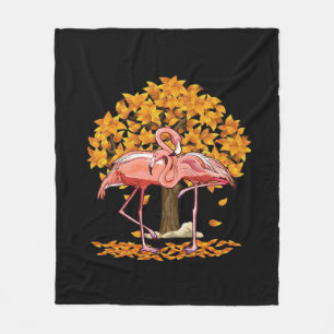 Es ist Herbst Y’all Flamingo Erntedank Halloween Fleecedecke