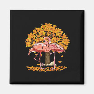 Es ist Herbst Y’all Flamingo Erntedank Halloween Magnet
