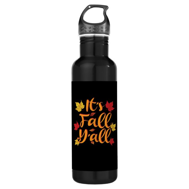 Es ist Herbst Y’all Funny Herbst Basic Classic Edelstahlflasche (Vorderseite)